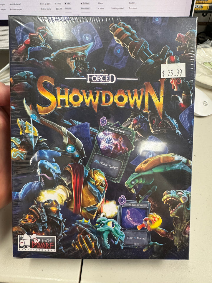 Forced Showdown Indiebox First Edition New Sealed m7124