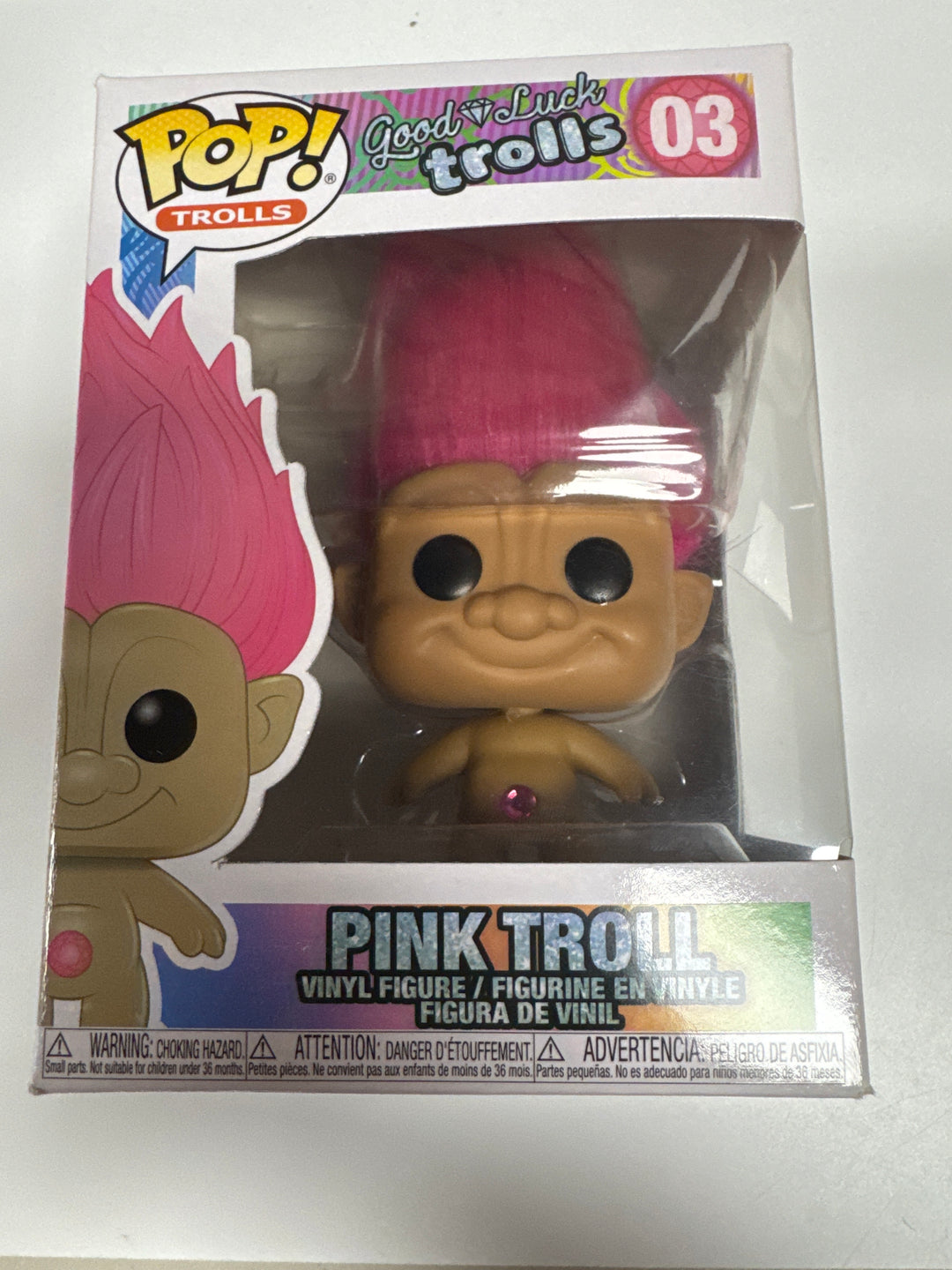 Funko Pop! Pink Troll #03 Good Luck Trolls FP73026