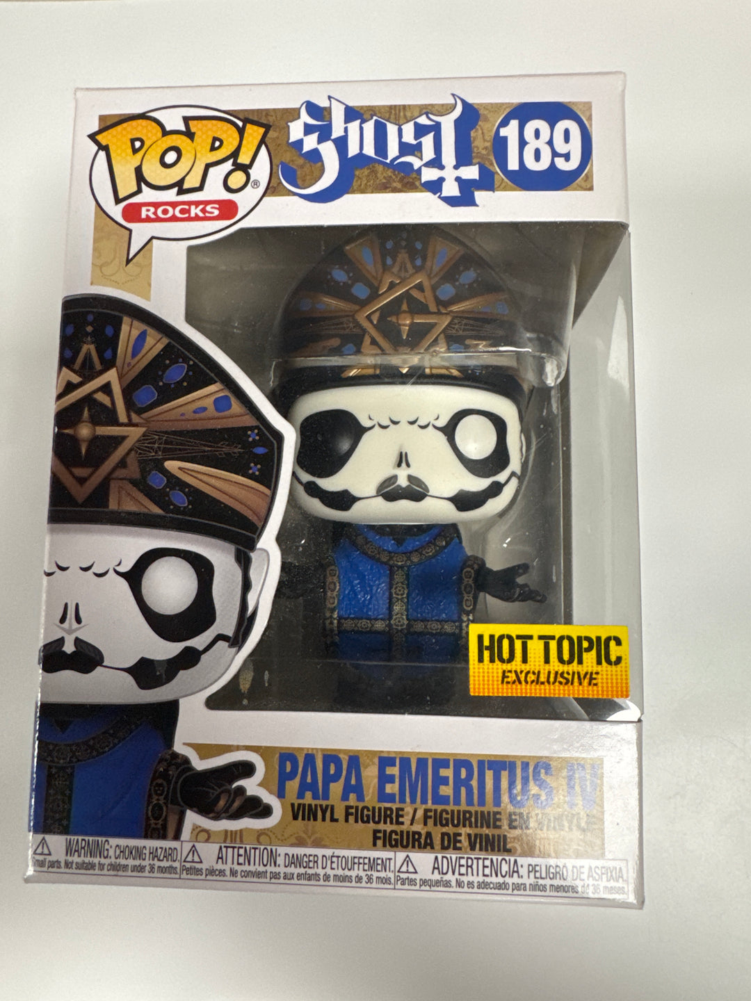 Funko Pop! Papa Emeritus IV #189 Hot Topic Ghost FP81026
