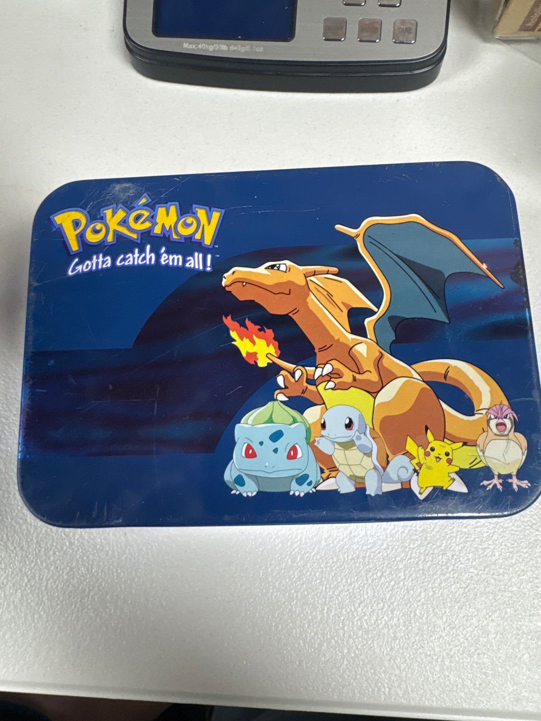 Nintendo Pokemon Trading Card Tin Lunch Box 1999 Retro UT62626