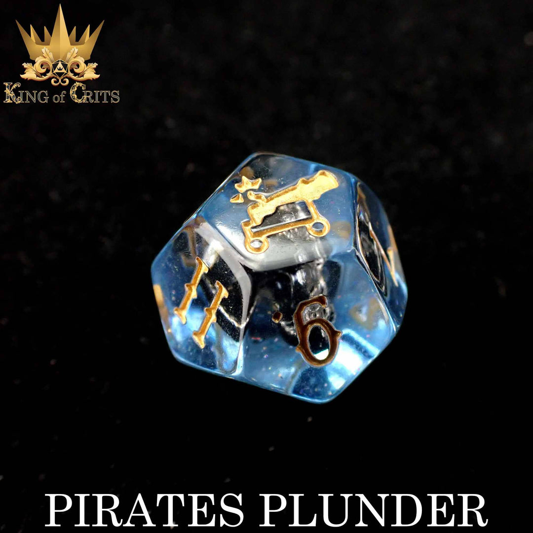 King of Crits Pirates Plunder - 11 Dice Set NE4226