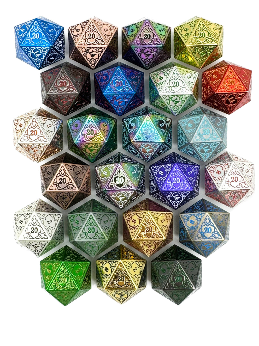 Norse Foundry Celtic Mystery Metal Dice Set NE31726