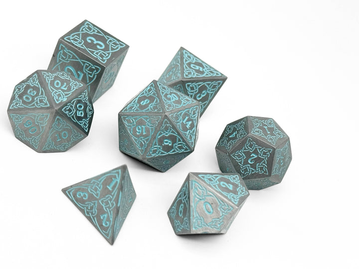 Norse Foundry Celtic Mystery Metal Dice Set NE31726