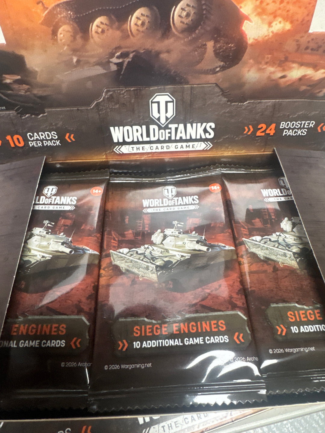 World of Tanks the Card Game: Siege Engines Booster Pack or Box
