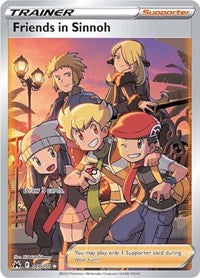 Pokemon TCG Crown Zenith - Friends in Sinnoh - 149/159 (Full Art, LP)
