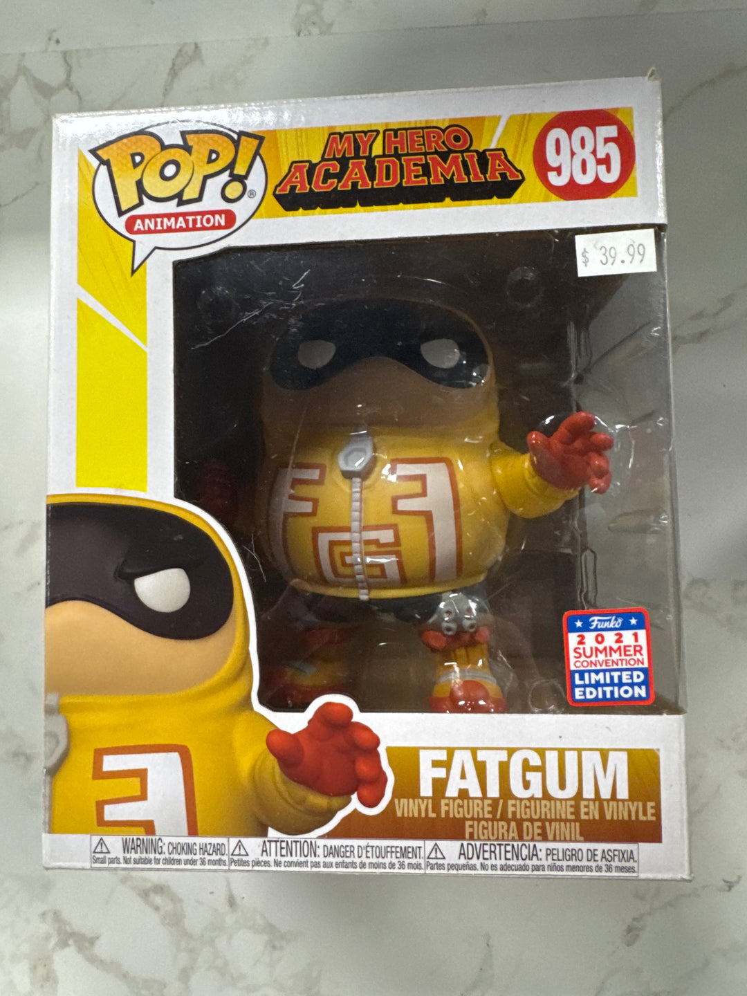 Funko Pop! Fatgum #985 2021 Summer Convention My Hero Academia FP91526