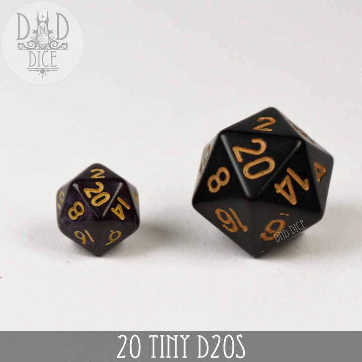King of Crits 20 Tiny D20's Dice NE4226