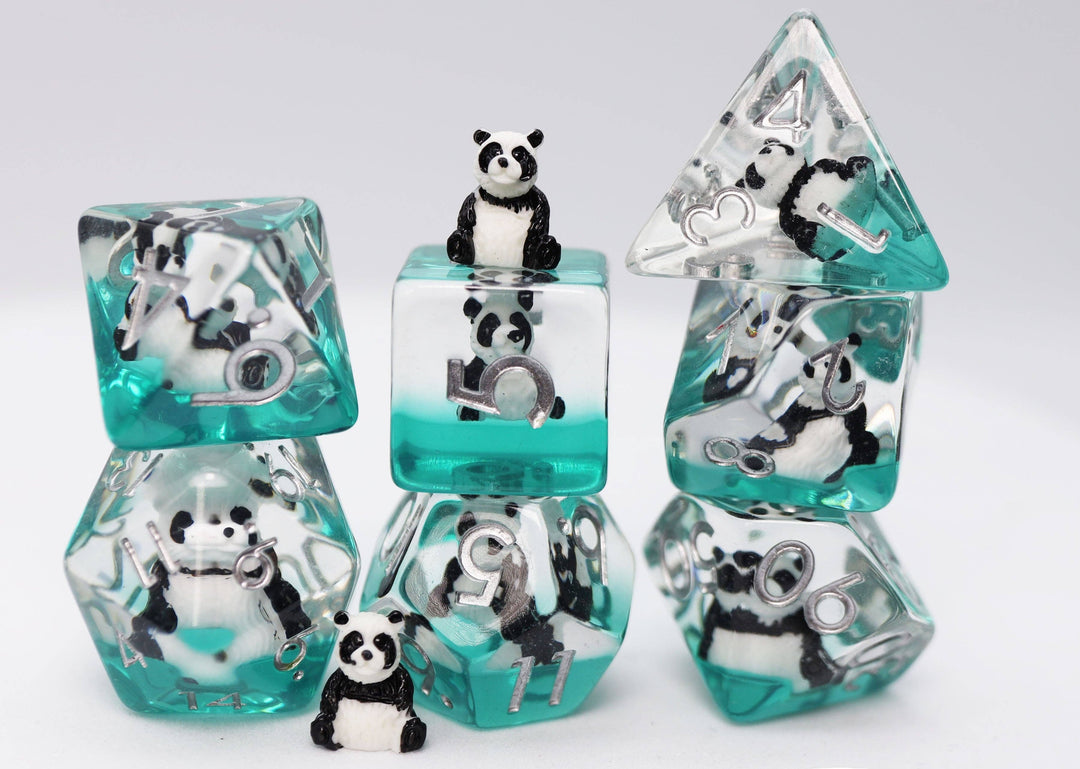 Panda on Water RPG Dice Set - NE043026