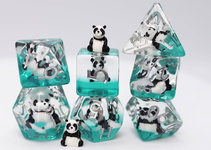 Panda on Water RPG Dice Set - NE043026
