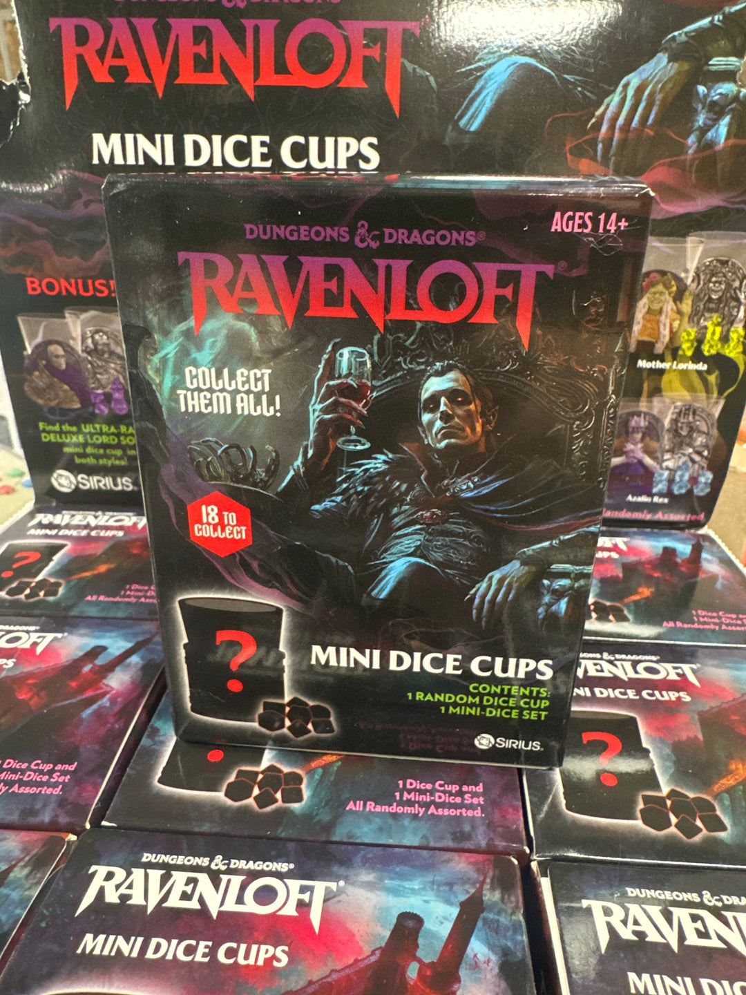 Dice Cups: D&D Ravenloft Mini Dice Cups Blind Box NA101626