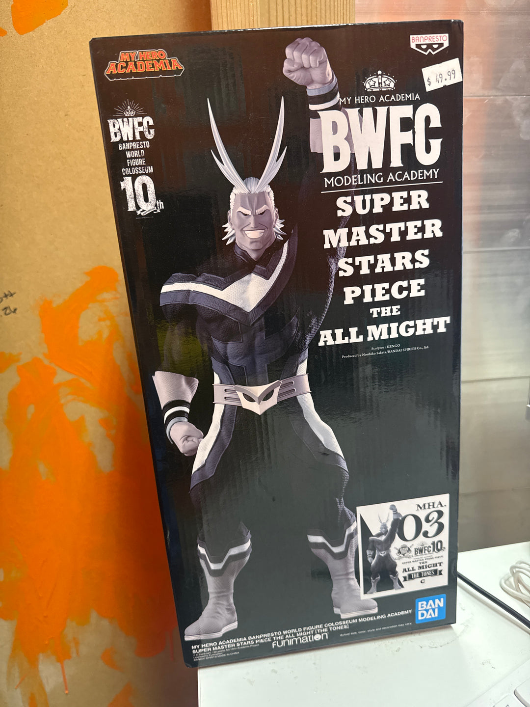 BanPresto - My Hero Academia WCF Model Academy All Might The Tones MD42826