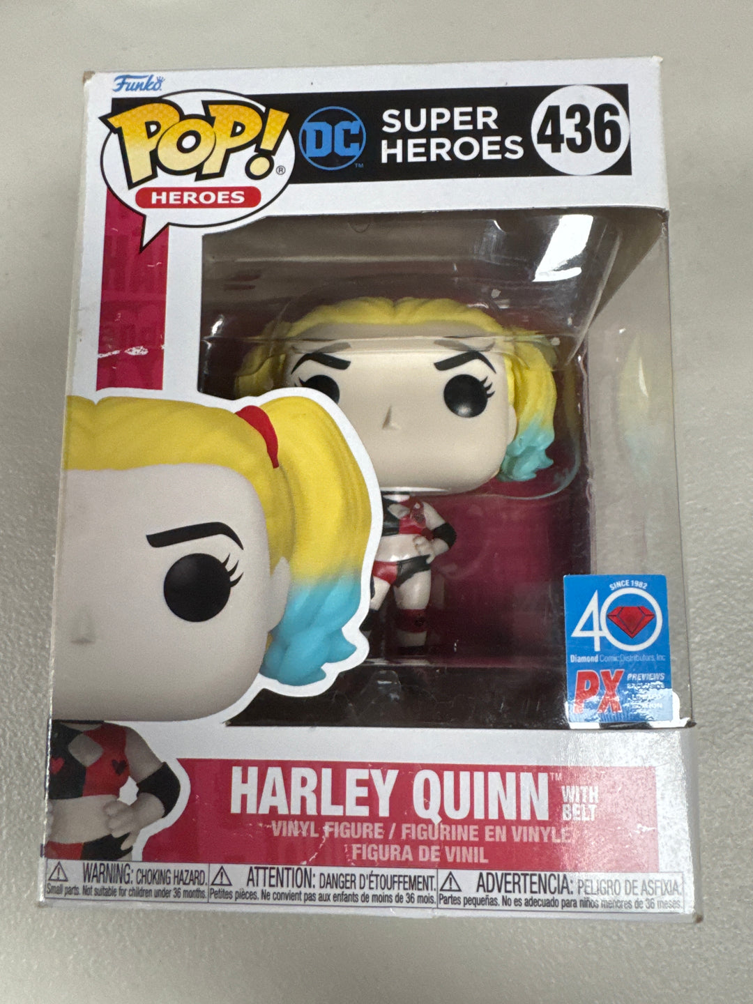 Funko Pop! Harley Quinn (with Belt) #436 DC PX FP81826
