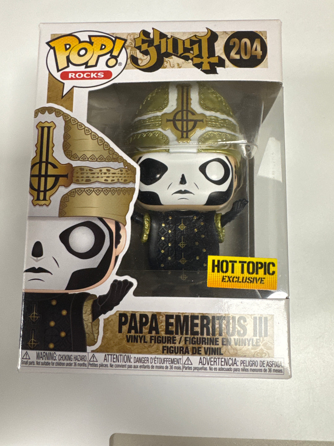 Funko Pop! Papa Emeritus III #189 Hot Topic Ghost FP81026
