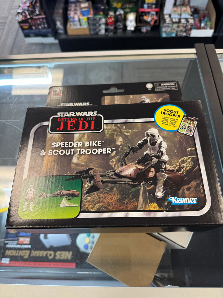 Hasbro STAR WARS 3.75in Speeder Bike and Scout Trooper Action Figure (F6882) 36251