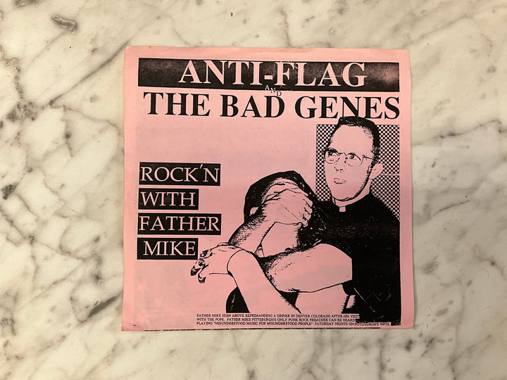 Anti-Flag / The Bad Genes - Rock’n With Father Mike (1994 Pink Sleeve) Very Good VR101726