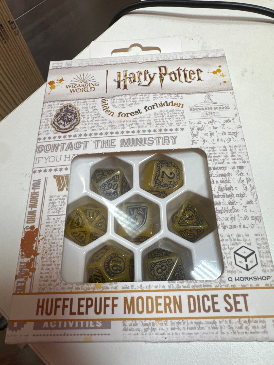 Harry Potter: Hufflepuff Modern Dice Set MD42126