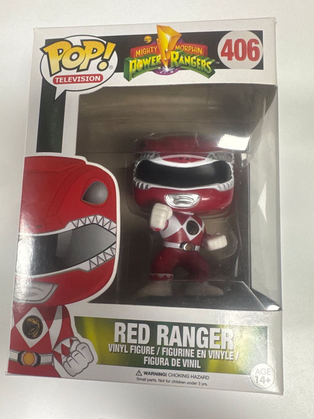 Funko Pop! Red Ranger #406 Mighty Morphin Power Rangers FP81126