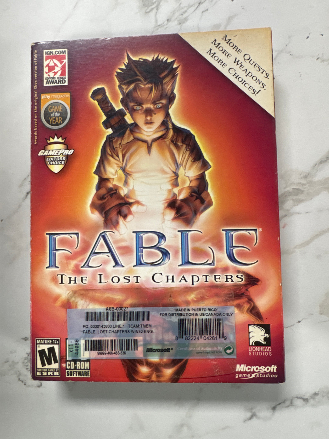 Fable: The Lost Chapters PC