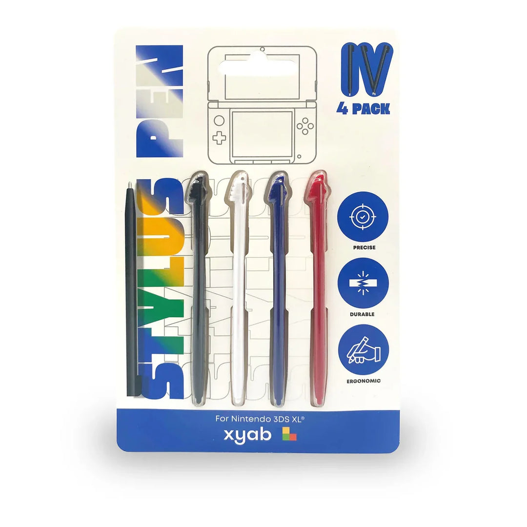 Stylus 4 Pack for Nintendo 3DS XL XYAB NA62325