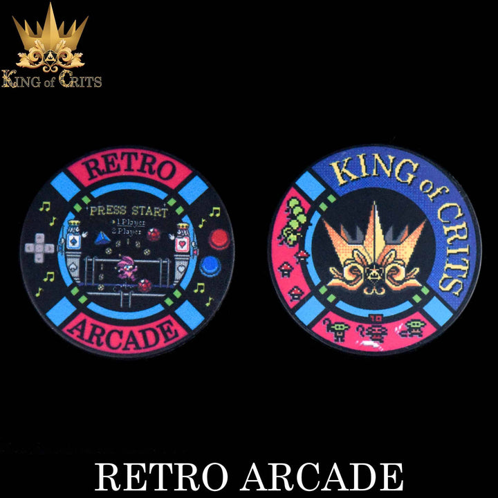 King of Crits Retro Arcade - 11 Dice Set NE4226