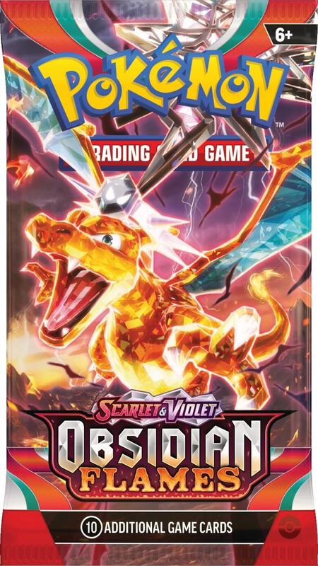 Pokemon TCG: Obsidian Flames Booster Pack - SV03: Obsidian Flames (OBF)