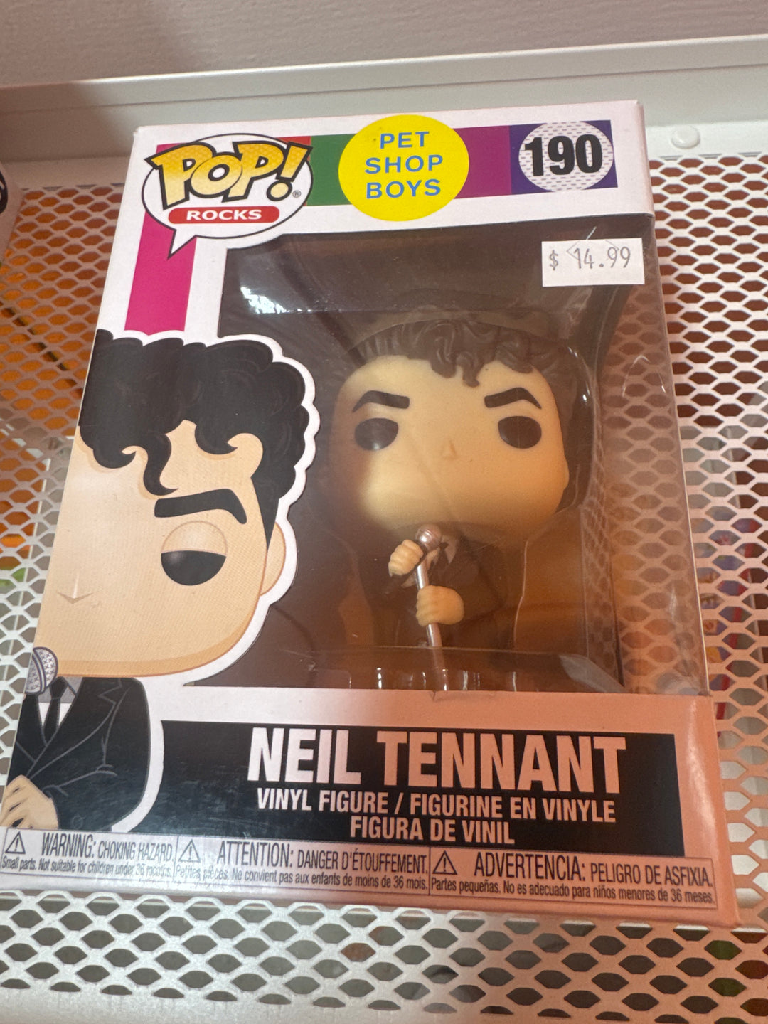 Funko Pop! Neil Tennant #190 Pet Shop Boys FP4726