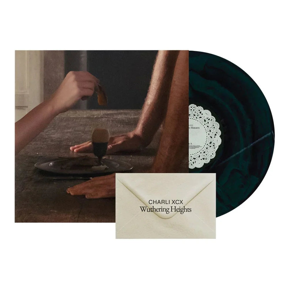 Charli XCX - Wuthering Heights (Soundtrack) [LP] (Galaxy Green/Black Vinyl, decorative printed doily vinyl label, lyric booklet enclosed in an envelope) - Vinyl Record NVR52026