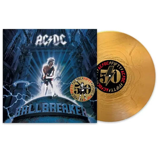 AC/DC - Ballbreaker [LP] (Gold Colored Vinyl, 50th Anniversary, limited) - Vinyl Record NVR52026