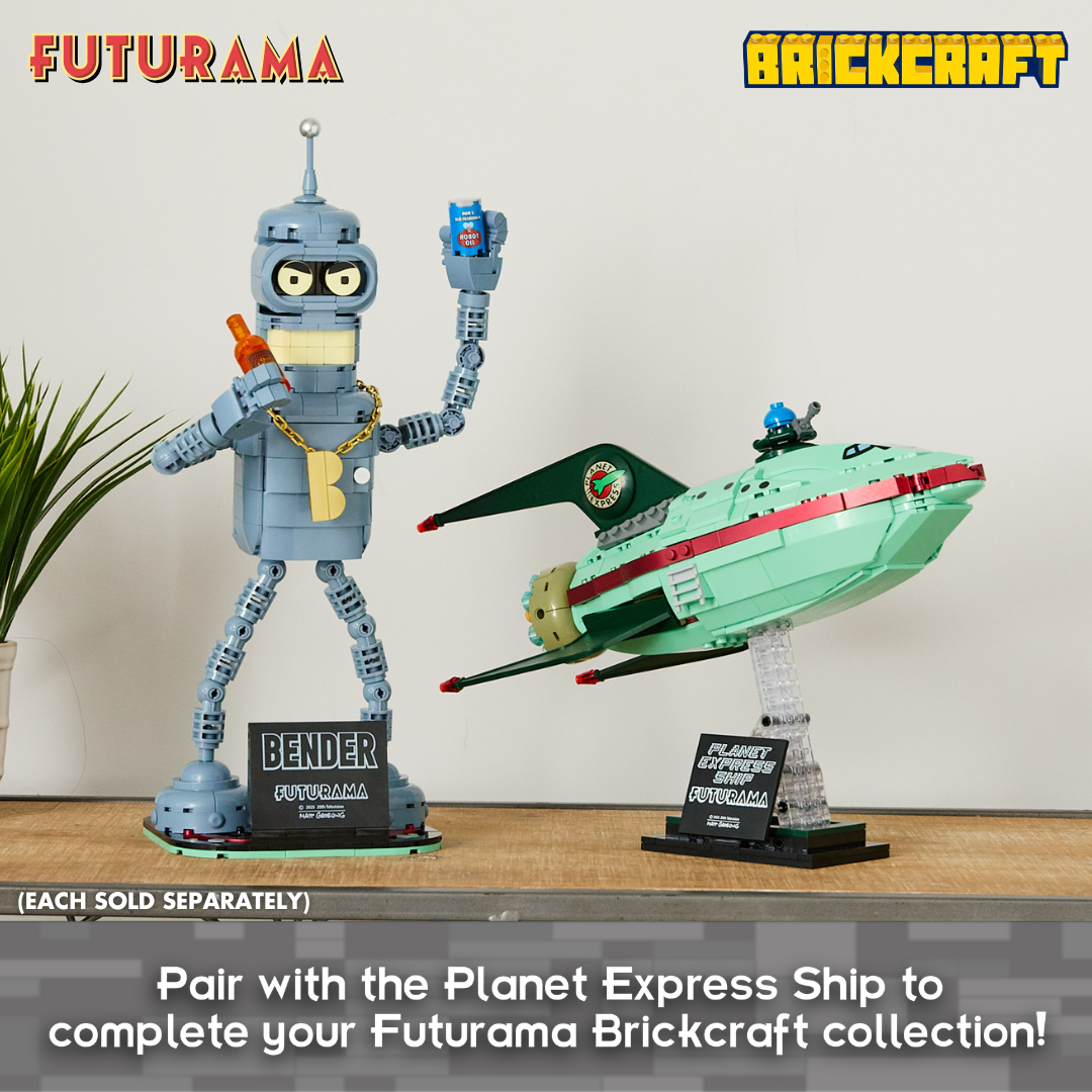 Futurama Bender Brick Building Figure NE33126