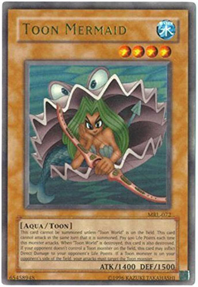 Yu-Gi-Oh! Card Single - Toon Mermaid MRL-072 - (Ultra Rare, Magic Ruler, Unlimited, LP)