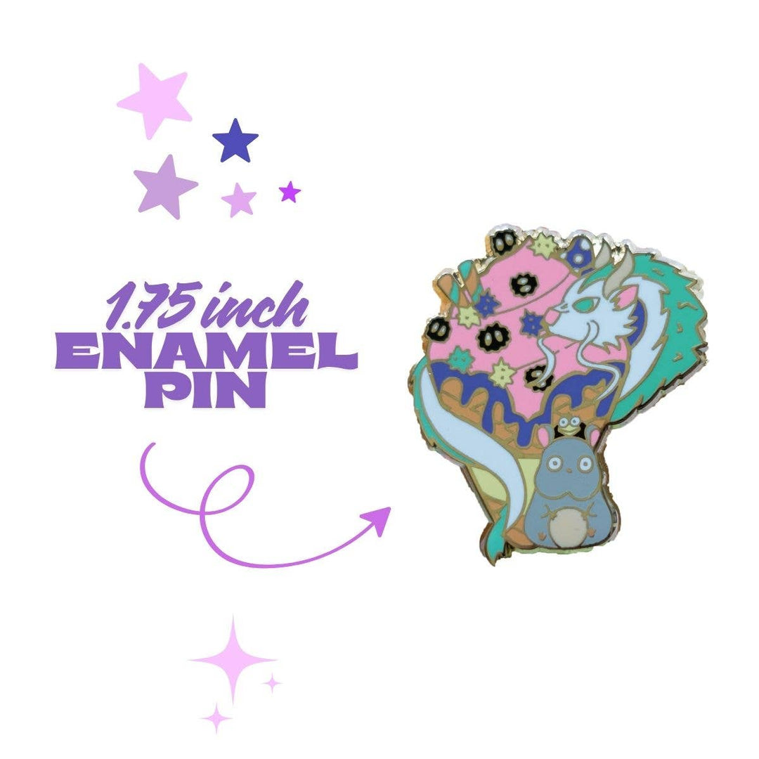 Ice Cream Spirited Away Studio Ghibli Enamel Pin NE33126