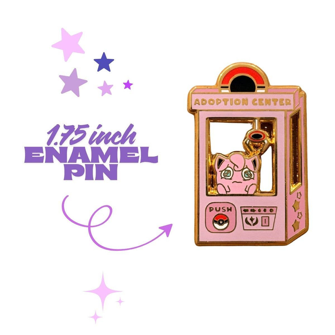 Adopt Jigglypuff Pokemon Enamel Pin NE33126