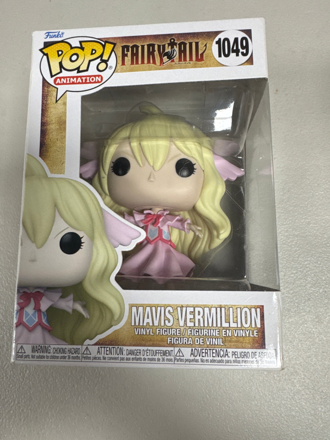 Funko Pop! Mavis Vermillion #1049 Fairy Tail DAMAGED BOX FP82426