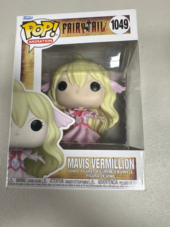 Funko Pop! Mavis Vermillion #1049 Fairy Tail DAMAGED BOX FP82426