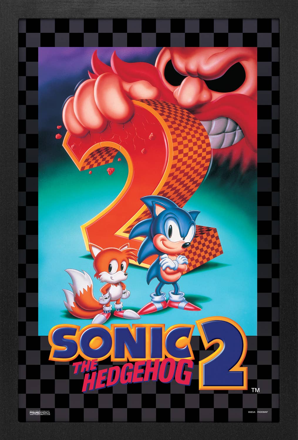 Sonic The Hedgehog 2 (Cover) Framed Art Print