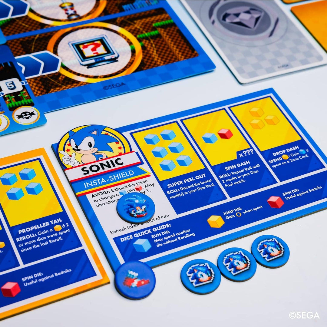 Sonic Roll Board Game- Licensed Strategy Game  NEW - NE32626