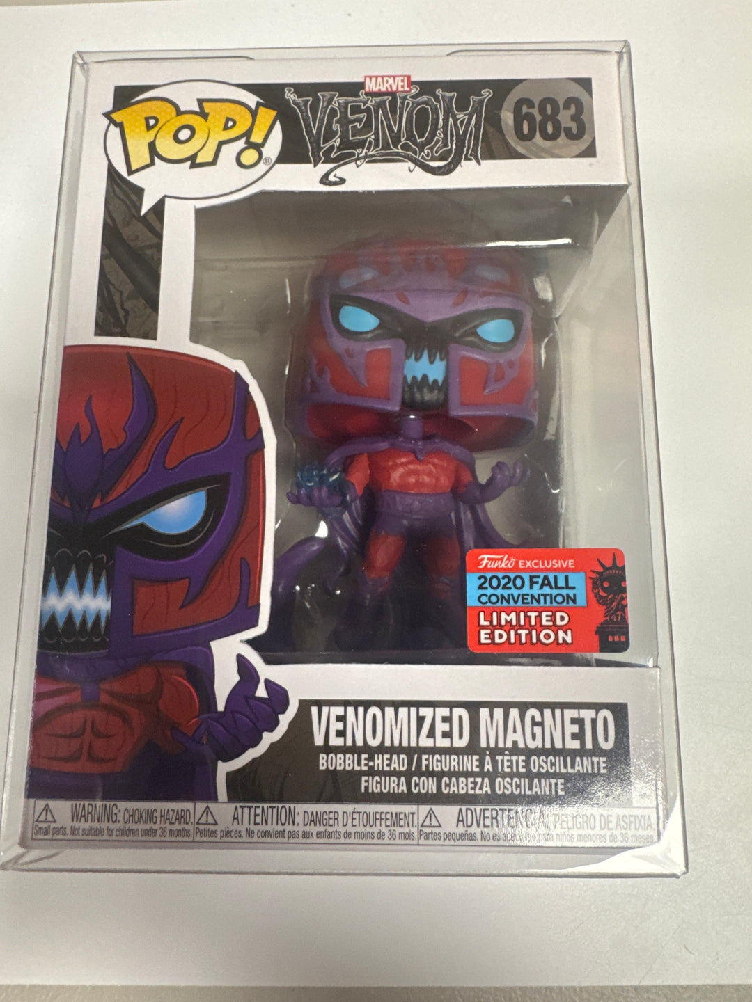 Funko Pop! Venomized Magneto Fall Convention #683 Marvel Venom FP73036