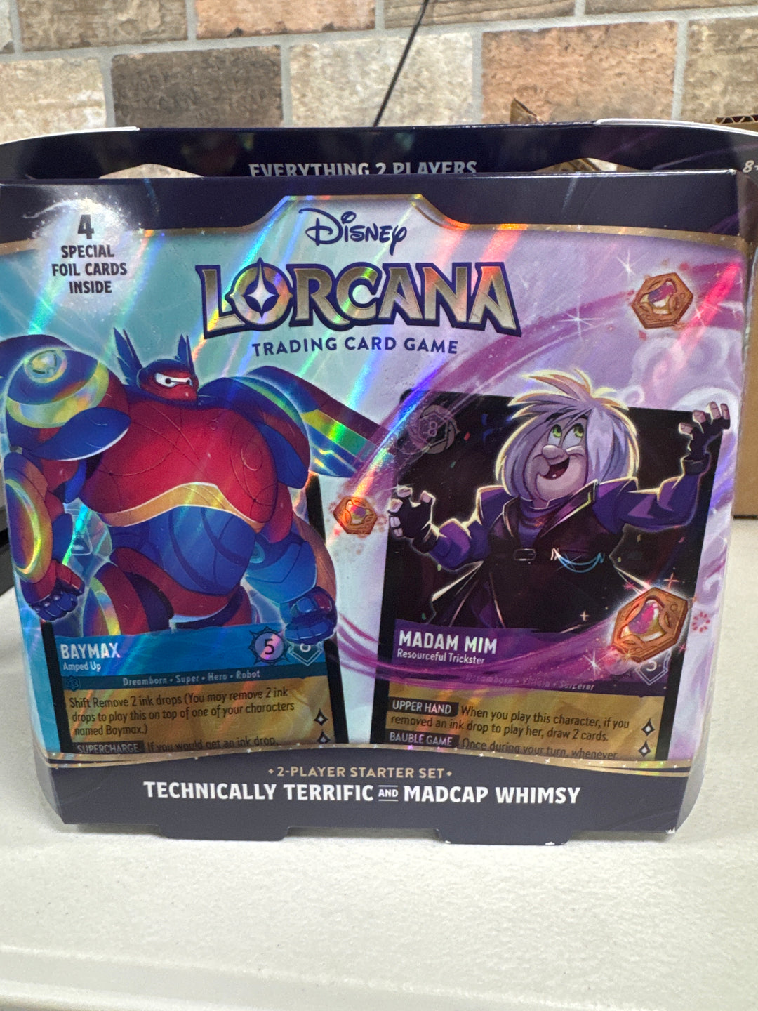 Disney Lorcana: Two-Player Deck  (Technically Terrific And Madcap Whimsy) (In Store Pick Up Only)