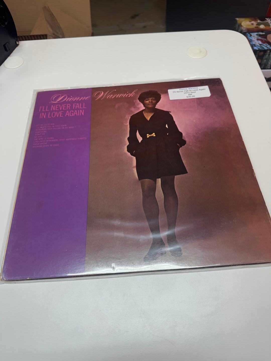 Dionne Warwick - I'll Never Fall in Love Again (NM Condition) Vinyl Record   VR32026