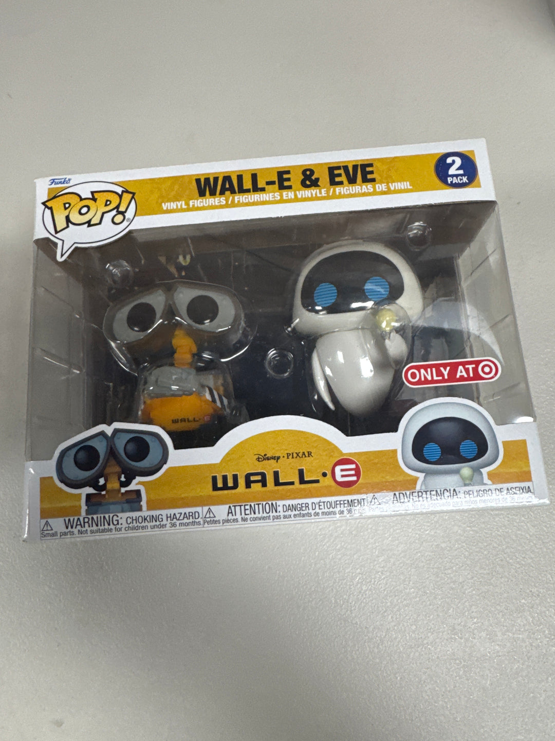 Funko Pop! Wall-E and Eve 2 Pack Target Disney FP72426