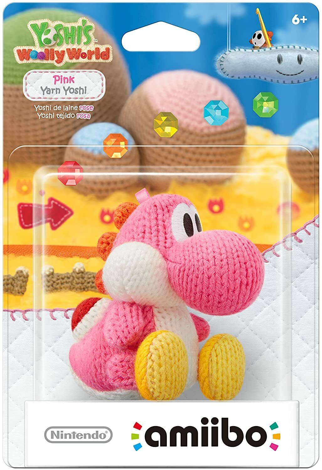 Pink Yarn Yoshi Amiibo A5825