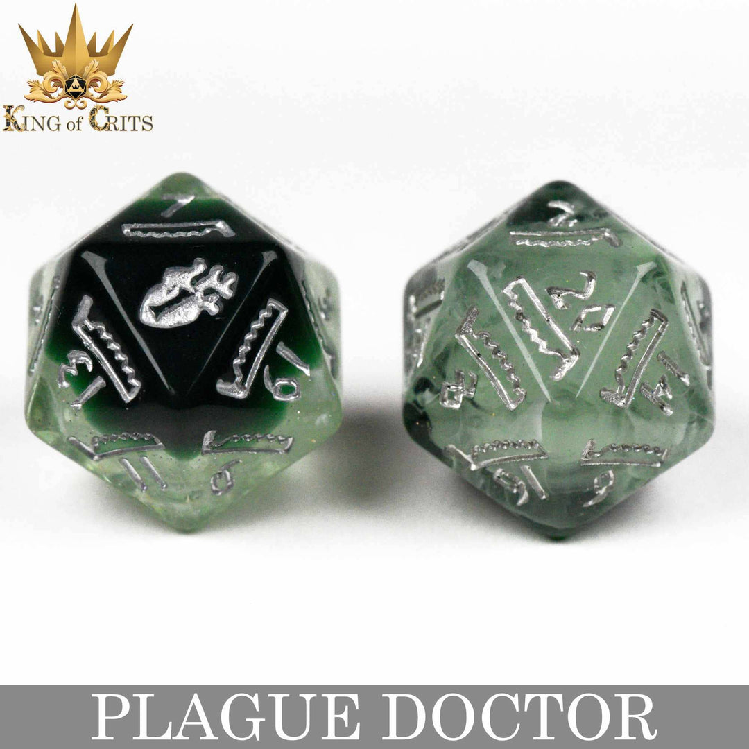 King of Crits Plague Doctor - 11 Dice Set NE4226