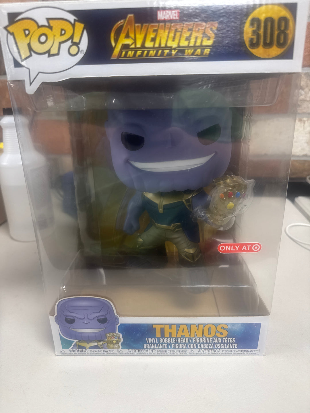 Funko Pop! Thanos #308 Jumbo 10 Inch Target Marvel Avenger's Infinity War  FP92526