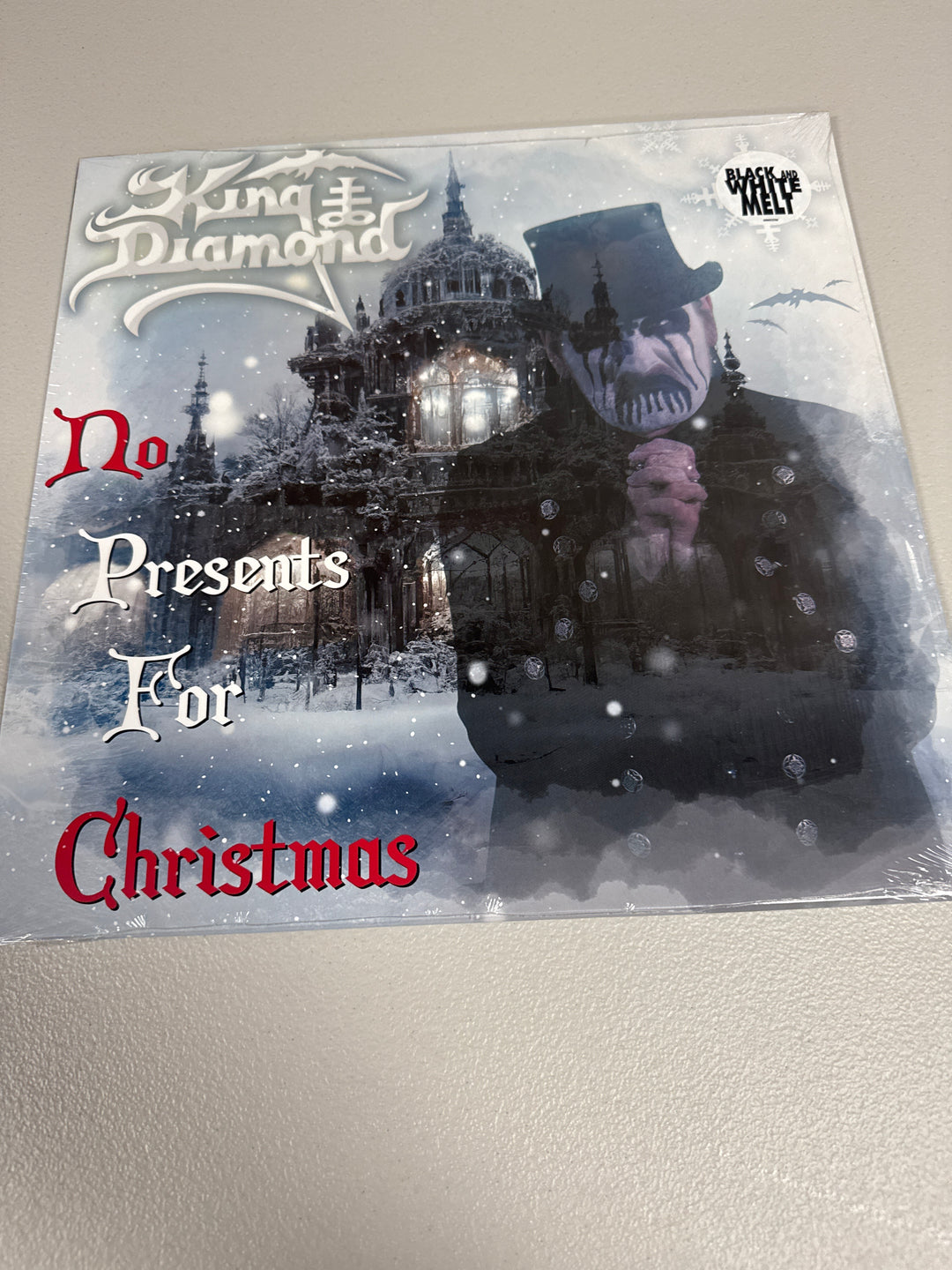 King Diamond - No Presents For Christmas [LP] (Black & White Vinyl) NEW Vinyl Record NVR51926