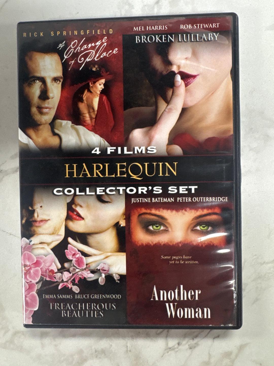 Harlequin Collector's Set Volume 1 - A Change of Place/Broken Lullaby/Treacherous Beauties/Another Woman - DVD PM9826