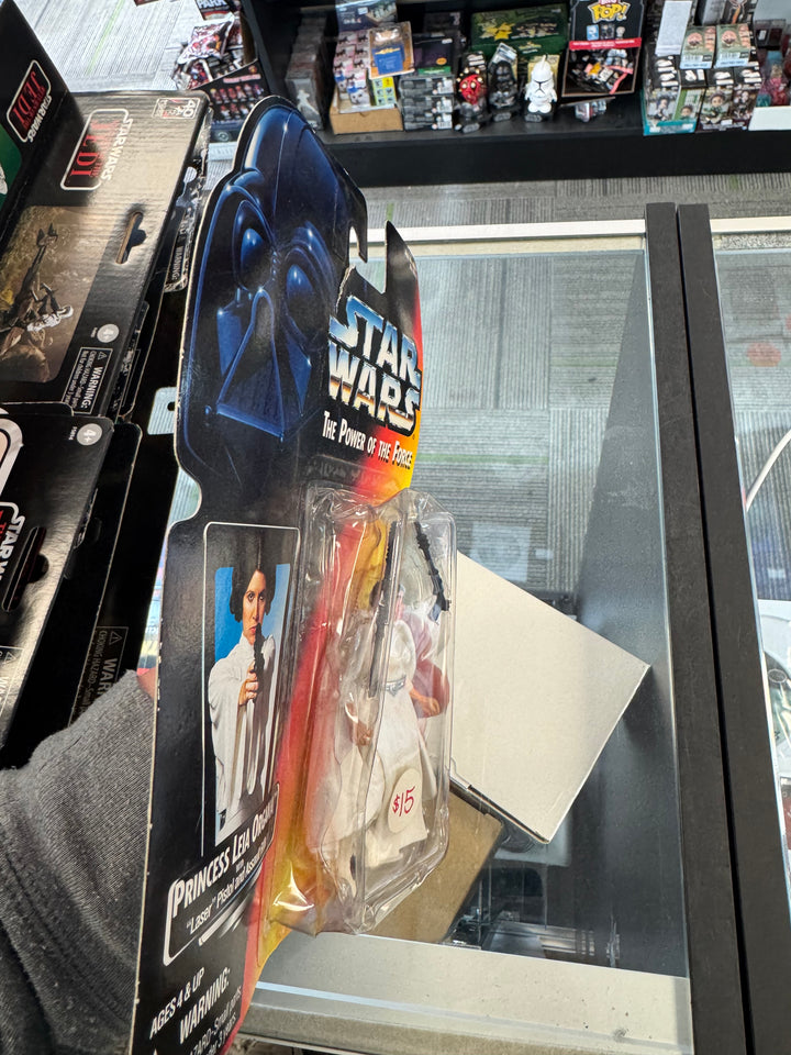 Star Wars Princess Leia Organa Action Figure Power of the Force 1995 Kenner New 36251