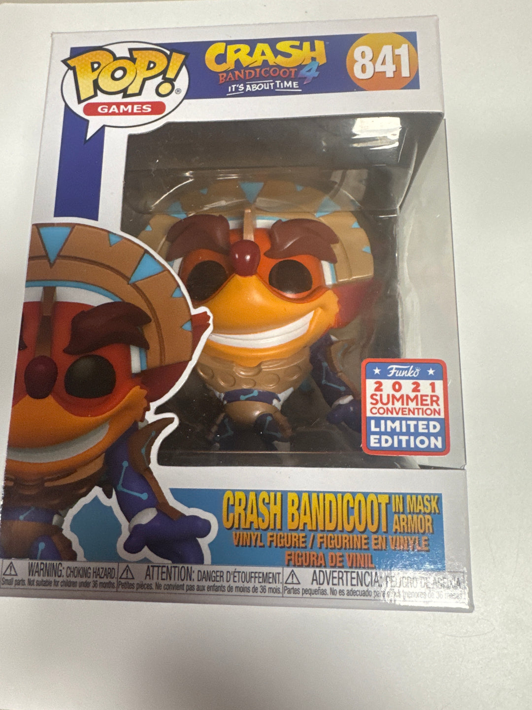 Funko Pop! Crash Bandicoot (In Mask Armor) #841 Crash Bandicoot 4 FP73026