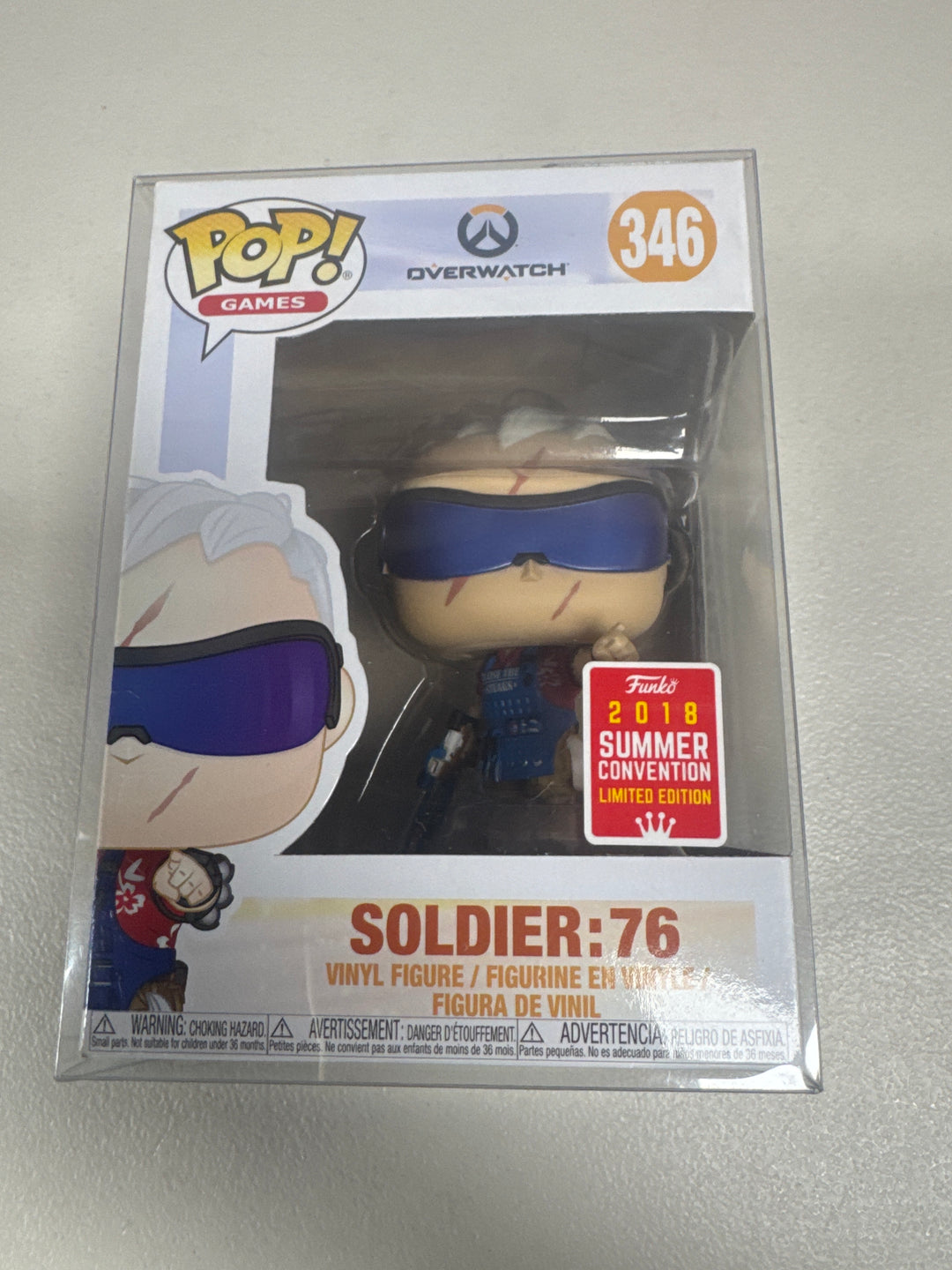 Funko Pop! Soldier: 76 #346 Summer Convention Overwatch  FP82126