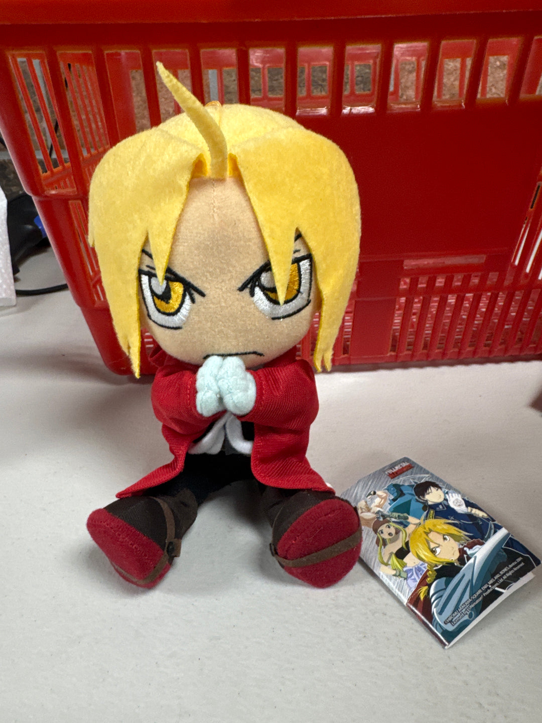 Full Metal Alchemist Edward Sitting Pose 6" Plush Funimation XP71026