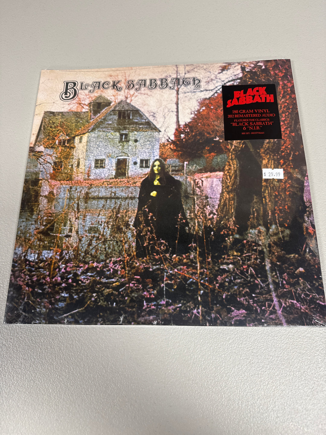 Black Sabbath - Black Sabbath [LP] (180 Gram, 2012 remastered version) NEW Vinyl Record NVR51926